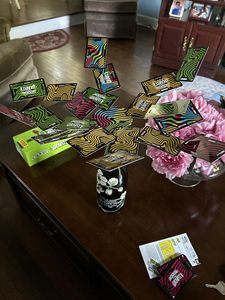 YSJ Éducatif Partie Équilibre Empilage Multijoueur Interactif <span class=keywords><strong>Jeu</strong></span> de Société Jouet Carte Vs Gravity Challenge - Product Image 5