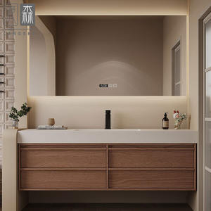 Mueble de Baño <span class=keywords><strong>Retro</strong></span> con <span class=keywords><strong>Lavabo</strong></span> Integrado, Combinación de Mueble de Baño con <span class=keywords><strong>Lavabo</strong></span> de Piedra - Product Image 2