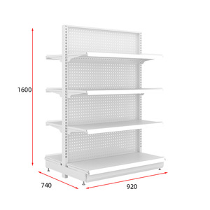 Estantes Metálicos para Supermercados, Estantes Ligeros para Tiendas Minoristas, Estantes <span class=keywords><strong>de</strong></span> Exhibición para Supermercados, Estantes para Tiendas <span class=keywords><strong>de</strong></span> Abarrotes - Product Image 3