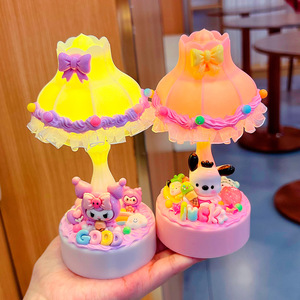 ชุดไฟกลางคืน DIY ขนาด 18 ซม. ของเล่นงานฝีมือพลาสติกสำหรับเด็กผู้หญิงอายุ 5 7 ปี ธีมการ์ตูนไม่มีแบตเตอรี่ - Product Image 3