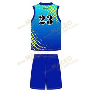 Custom Basketball Jerseys & Shorts Sublimation Printed Team Uniforms Custom Design Unisex Adult Sizes Spandex/Polyester <b>Fabric</b> - Product Image 2