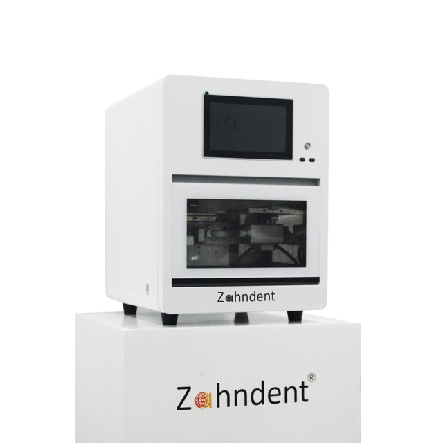 Zahndent 5-Axis CAMCAD Dental Milling Machine for Lab  6 Burs  Dry Cutting