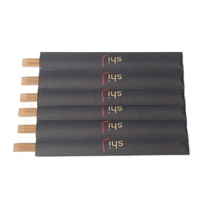 New Design Good Quality Open Paper Wrapped Sushi <strong>Disposable</strong> logo Pair Bulk <strong>Bamboo</strong> <strong>Chopsticks</strong> Packaging - Product Image 5