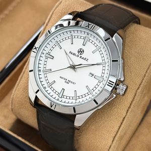 Reloj de Cuarzo para Hombre, Estilo Casual y de Negocios, Éxito de Ventas Internacional, Resistente al Agua, con Correa de Cuero - Product Image 2
