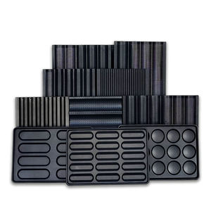 Teglie per Baguette Perforate in Metallo, Set da <span class=keywords><strong>5</strong></span> Pezzi, Teglie in Alluminio per Pane Francese - Product Image 6