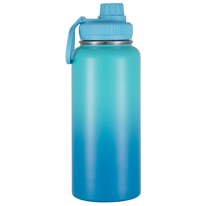 Bleu ciel + dégradé bleu profond (40OZ)