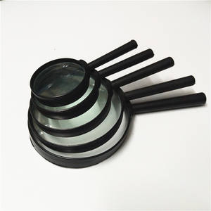 3 Handheld <b>Magnifier</b> Glass Lens Black Frame Plastic Handle JH-FDJ-007 Without <b>Light</b> China Origin - Product Image 1