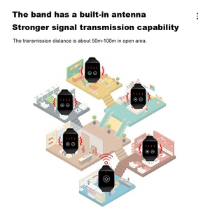 Bệnh viện bệnh viện bệnh nhân gọi điện thoại hệ thống vòng đeo tay nút không dây cổ tay Receiver và Transmitter không thấm nước rung Đồng hồ máy nhắn tin - Product Image 4