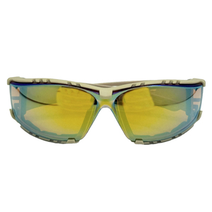 Lunettes de sport personnalisées avec logo orange, demi-cadre, anti-buée, anti-rayures, pour la course à pied, le cyclisme, le pickleball, protection UV, coupe-vent - Product Image 2