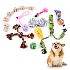 Produttore di cotone pantofola a forma di cane da masticare giocattoli per animali domestici giocattoli per addestramento del cucciolo - Product Image 5