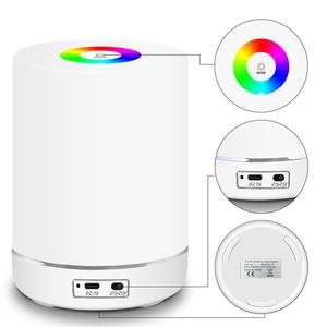 Luz nocturna táctil LED, luz de ayuda para dormir en el dormitorio, mini luz de escritorio, luz nocturna recargable que cambia de color, luz portátil para acampar - Product Image 3