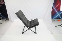 Chaise de camp pliante extérieure portable légère et durable profil bas compact avec sac de transport pour hôtels et extérieur