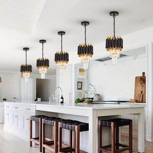 <strong>Chrome</strong> Gold Crystal Chandelier Lighting Foyer Hall Entry Way Chandeliers <strong>Light</strong> Fixture High Ceiling Sloped <strong>Pendant</strong> Hanging - Product Image 2