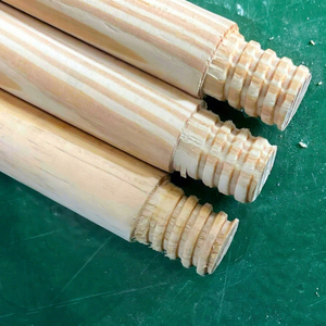 OEM Pine Broom Handle Solid Wood Broom Stick <b>Smooth</b> Sanded Natural Pine Handle for Cleaning Broom Mop <b>Brush</b> Factory Supply - Product Image 1