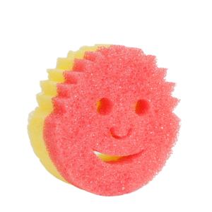 Éponge Composée Thermosensible <span class=keywords><strong>Smiley</strong></span> 10x10x4cm – Éponge <span class=keywords><strong>de</strong></span> Nettoyage Mignonne <span class=keywords><strong>en</strong></span> <span class=keywords><strong>Forme</strong></span> <span class=keywords><strong>de</strong></span> <span class=keywords><strong>Smiley</strong></span> Personnalisable - Product Image 3