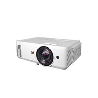 Proyector DLP PS502W en Oferta, 4000 Lúmenes, Ultra Corta Distancia, Diseño Portátil, Comercial, Educativo, Cine en Casa, Compatible con 3D