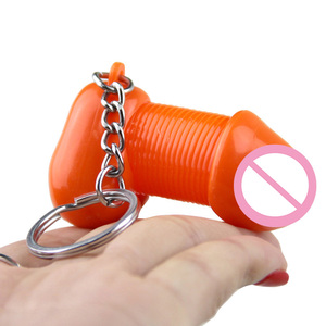 En yeni yetişkin seks oyuncak tavuk parti Dildos anahtar için eğlenceli seks anahtar zincirleri plastik Dildos oyuncak seksi Penis anahtarlık bireysel anahtarlıklar - Product Image 2