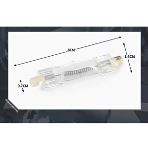 Lampadina alogena in tungsteno | Lampadina di ricambio per luce rossa e lampade alogene continue da Studio per Studio fotografico - Product Image 6