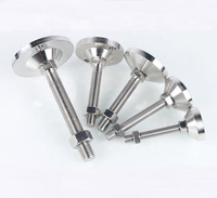 Pied de nivellement réglable en acier inoxydable pour machine industrielle OEM