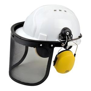 Casco de Seguridad Forestal con Protección Completa, Visera Protectora de Malla y Orejeras, Certificado CE EN 397 EN1731, Resistente a Impactos - Product Image 5