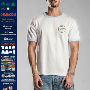 Nueva Camiseta Deportiva Elástica para Hombre, Estilo Moderno, Personalizada, de Alta Calidad, con Pedrería, Mezcla de Poliéster y Elastano, Corte Regular - Product Image 1