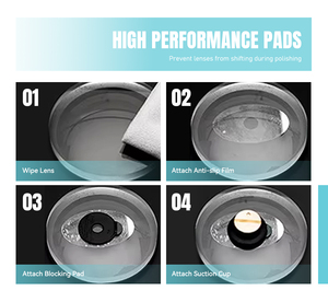 Siêu dính chống trượt hai mặt ống kính quang học đánh bóng dính Pad cho trang trí trái tim mô hình túi bao bì - Product Image 4