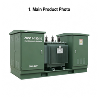 Poste de transformateur mobile compact trois phases 132 kV 40 MVA MSS-40-132 entièrement personnalisable, transportable sur remorque, monté sur châssis, à bain d'huile