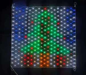 Ứng dụng điều khiển giáng sinh thông minh RGB Pixel 1*1M 2*2m 400L rèm cửa sổ Vòng Hoa Cổ Tích chuỗi đèn trang trí tiệc - Product Image 2