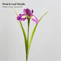 Groothandel Aanvoer Kunstmatige Gesimuleerde Real Touch Decoratieve Iris Bloem voor Bruiloft Valentijnsdag Pasen Tafeldecoratie