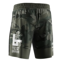 Shorts de combat double couche camouflage MMA BJJ à fente super haute pour des performances explosives, pas besoin de sous-vêtements supplémentaires