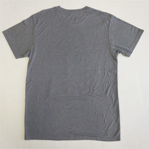 Benutzer definierte hohe Qualität neues <span class=keywords><strong>Design</strong></span> lässig Heather Charcoal grau Rundhals ausschnitt 50 Baumwolle 50 Polyester T-Shirts für Männer - Product Image 4