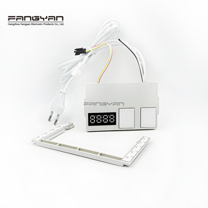 AC100-240V DC12V 12W Một màu Gương cảm ứng Công tắc điều chỉnh độ sáng cảm biến Hiển thị nhiệt độ thời gian Tích hợp trình điều khiển đèn LED - Product Image 2