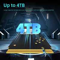 قرص تخزين داخلي SSD من جيستور سعة 1 تيرابايت بتقنية M.2 PCIe 4.0 بسرعة قراءة 7300 ميجابايت/ثانية وكتابة 6700 ميجابايت/ثانية طراز P4-4T الجديد