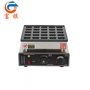 220V antiaderente per frittelle e Muffin in acciaio inossidabile elettrico di qualità commerciale, facile da usare per gli hotel negozi di alimentari ristoranti - Product Image 1