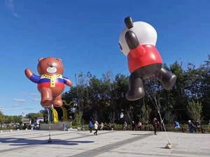 <span class=keywords><strong>Ballon</strong></span> gonflable panda pour défilé, <span class=keywords><strong>ballon</strong></span> ours brun flottant à l'air, <span class=keywords><strong>ballon</strong></span> volant à l'hélium - Product Image 5