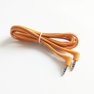 1메터 2메터 컬러 오디오잭 AV연결선 기기 ㄱ자형 기역자 AUX 스테레오 케이블 - Product Image 1