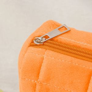 Custom Large Capacity Polyester <b>Travel</b> Beach for <b>Toiletry</b> Makeup Cosmetic <b>Bags</b> Low MOQ Plaid Candy Colors Zipper Closure Logo - Product Image 4