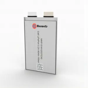 मैक्सवेल्स 20Ah 30Ah 40Ah 50Ah 60Ah 3.2V LiFePO4 रिचार्जेबल ग्रेड ए पाउच लिथियम-आयन बैटरी सेल पावर EV के लिए