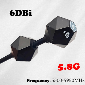 Antenne verticale double ABSY à gain élevé 6dBi 5.8G 5500-5950Mhz /RPSMA pour accessoires de drone FPV RC Quadcopter Freestyle - Product Image 3