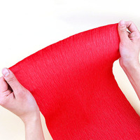 Papier artisanal épais en gros 50*250cm pour l'emballage de fleurs, artisanat fait main, décoration murale, fleurs artisanales, matériaux recyclés, 27 couleurs
