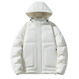 Chaqueta Varsity de Invierno para Hombre de Alta Calidad, de Lana, Sólida, Casual, con Cuello Alto, Logotipo Frontal, Transpirable, Ligera, Moderna para Exteriores - Product Image 3