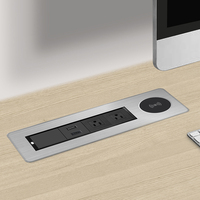 KLASS-verbundener Lautsprecher-Tischstecker mit 2 Steckdosen, 2 USB-Anschlüssen, IP66, 125V, Klappdesign, WLAN-Sicherheitsschutz, Türöffnungssensor