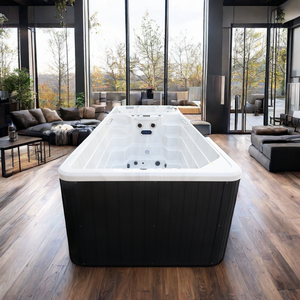 <span class=keywords><strong>Pompe</strong></span> à <span class=keywords><strong>chaleur</strong></span> pour piscine extérieure avec filtre et lumières LED pour piscines capsules, spas et baignoires à glace - Accessoire pour spa à remous - Product Image 5