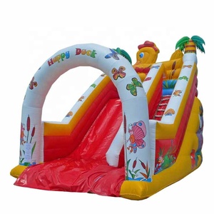 Happy Duckling Outdoor Yard Inflatable <strong>Slides</strong> Inflatable Playground for Kids and Adults Support Customization - Product Image 1