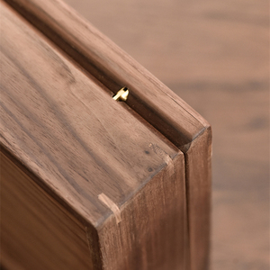 Boîte à monnaie en bois à fermeture magnétique, boîte de <span class=keywords><strong>rangement</strong></span> en noyer pour <span class=keywords><strong>billets</strong></span> et pièces de monnaie, organisateur de bijoux fait à la main, vente en gros personnalisée - Product Image 5