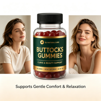 Gummies OEM Marque Blanche pour les Fesses : Soutien Végétalien pour la Courbe et la Beauté Féminine, Formule à la Pectine, Complément Alimentaire, 60 Unités