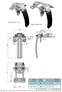 Hot bán Heavy Duty thép không gỉ nén công nghiệp hợp kim kẽm vẽ <span class=keywords><strong>Latch</strong></span> - Product Image 3