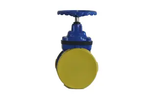 YFA High Quality Cast Iron Soft Seal Flange Ductile Iron 100mm Gate Valve Price