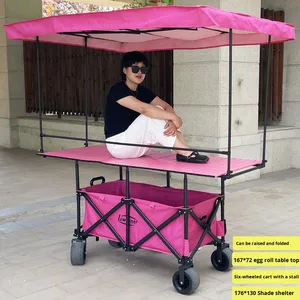 Pare-soleil <span class=keywords><strong>pliable</strong></span> réglable en hauteur pour <span class=keywords><strong>chariot</strong></span> de vente, <span class=keywords><strong>chariot</strong></span> de <span class=keywords><strong>camping</strong></span>, auvent supérieur rose/noir pour stands de courses et chariots alimentaires de <span class=keywords><strong>camping</strong></span> - Product Image 5