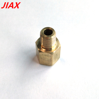 1/8 BSPT macho a 1/8-27 NPT hembra Sensor de calibre remitente latón CNC mecanizado adaptador de rosca reductor